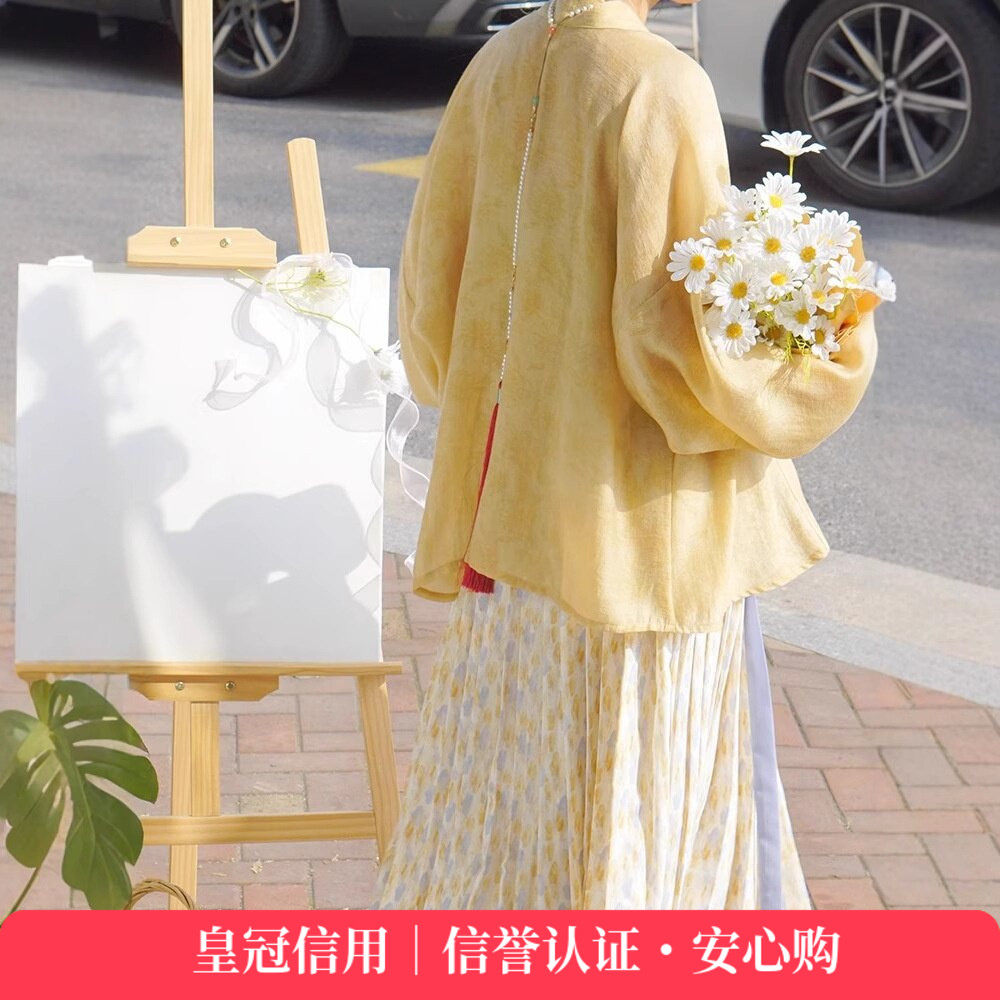 宋制马面裙套装女春装2025新款小个子新中式国风日常汉服三件套