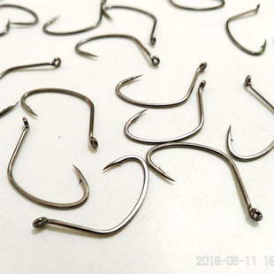 梭鱼钩罗非黑鲷鲳鱼太阳乌头鲻鱼3-ROC小嘴鱼8006倒钓钩 游山玩水