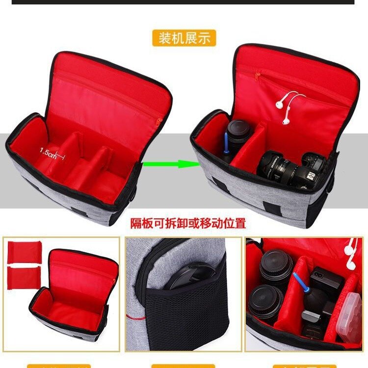 佳能摄影包 单反相机包单肩斜跨数码包200D850D700D600D7D70D700D