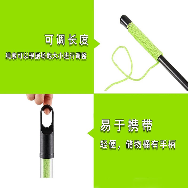 高尔夫推杆练习辅助校准方向绳推杆轨迹练习绳姿势纠正棒厂家直销