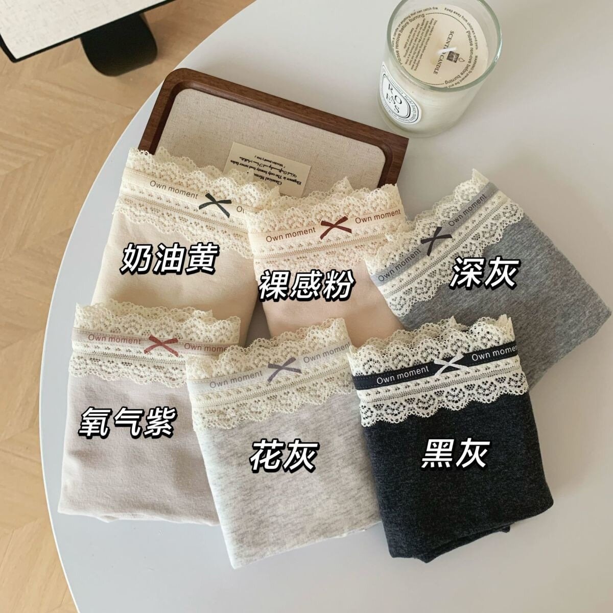 2条装女士平角内裤10A抑菌加长加宽全棉抑菌底裆无痕女简约棉