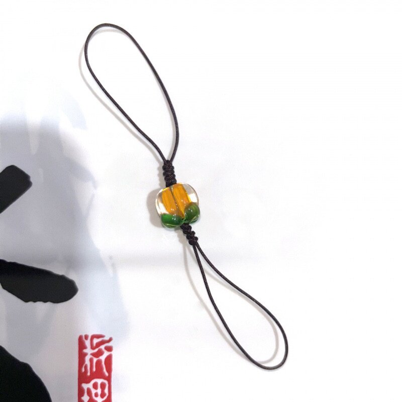 手机防丢绳双头绳公交卡门禁卡U盘手机壳吊坠挂饰挂绳编织手机链