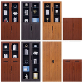 办公室文件柜铁皮档案柜书柜凭证柜转印木纹员工更衣柜储物柜矮柜