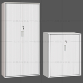 财务凭证柜卷帘门柜办公室卷门文件柜铁皮储物资料档案柜书柜矮柜