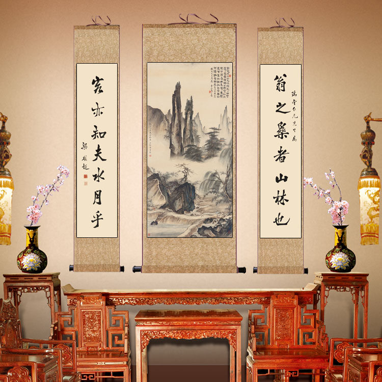 中堂画装饰画梦飞雪可定制