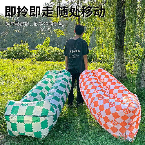 网红露营睡袋办公公园充气座椅