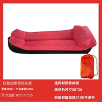 Красная черная подушка