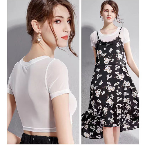 纯欲风冰丝打底衫美背Y2K辣妹