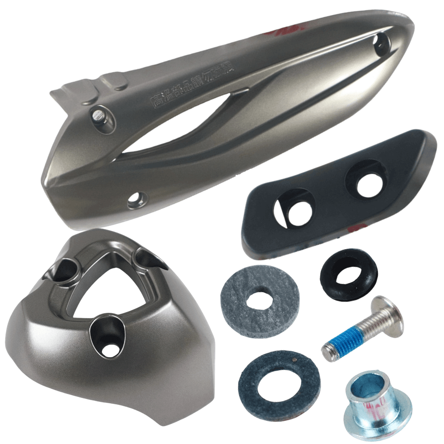 光阳踏板雷霆王180 RCK180排气管护罩螺丝排气排气防烫盖护板外壳