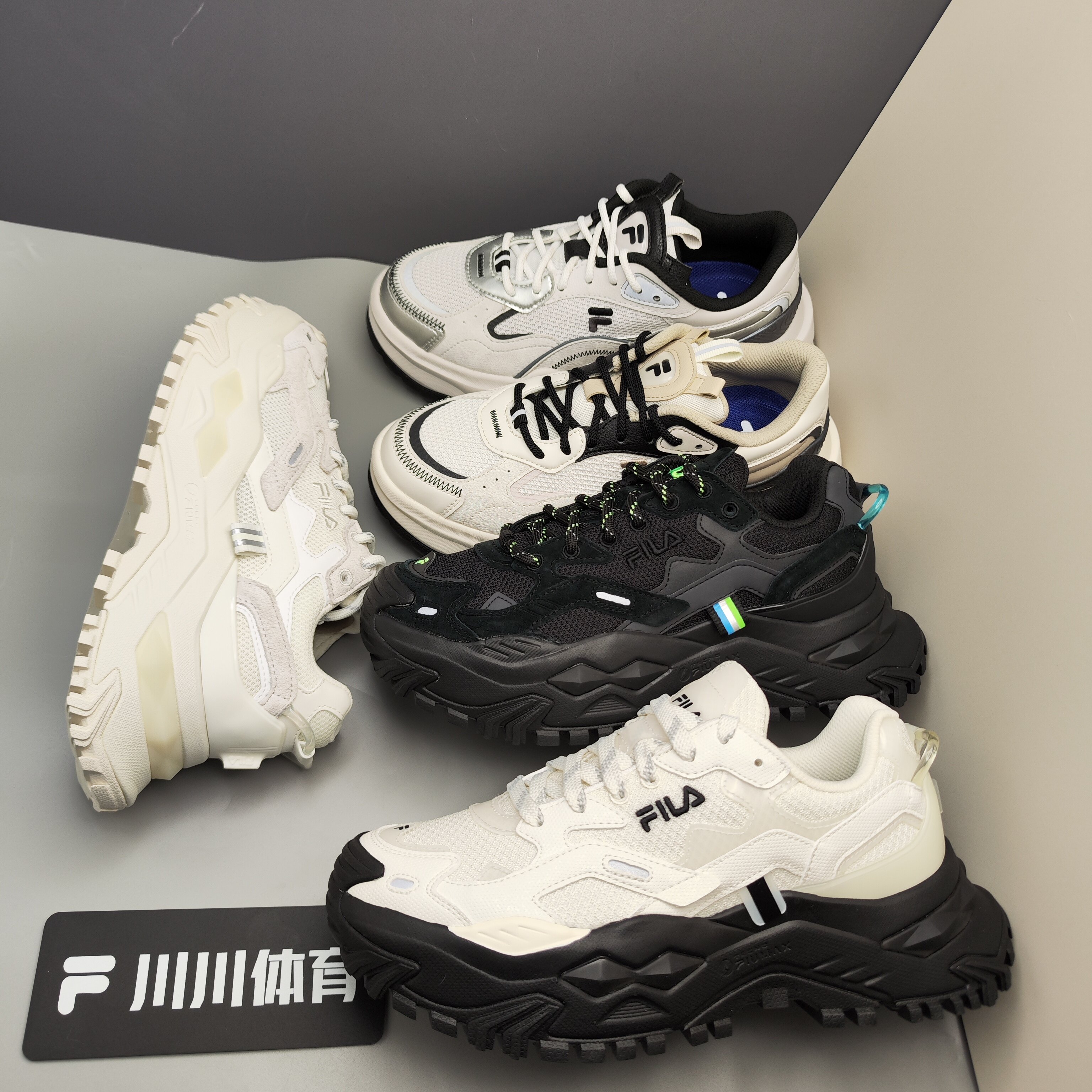 【狂欢价】FILA/斐乐 硬糖 2代 春夏秋款厚底 防滑 增高鞋男女款