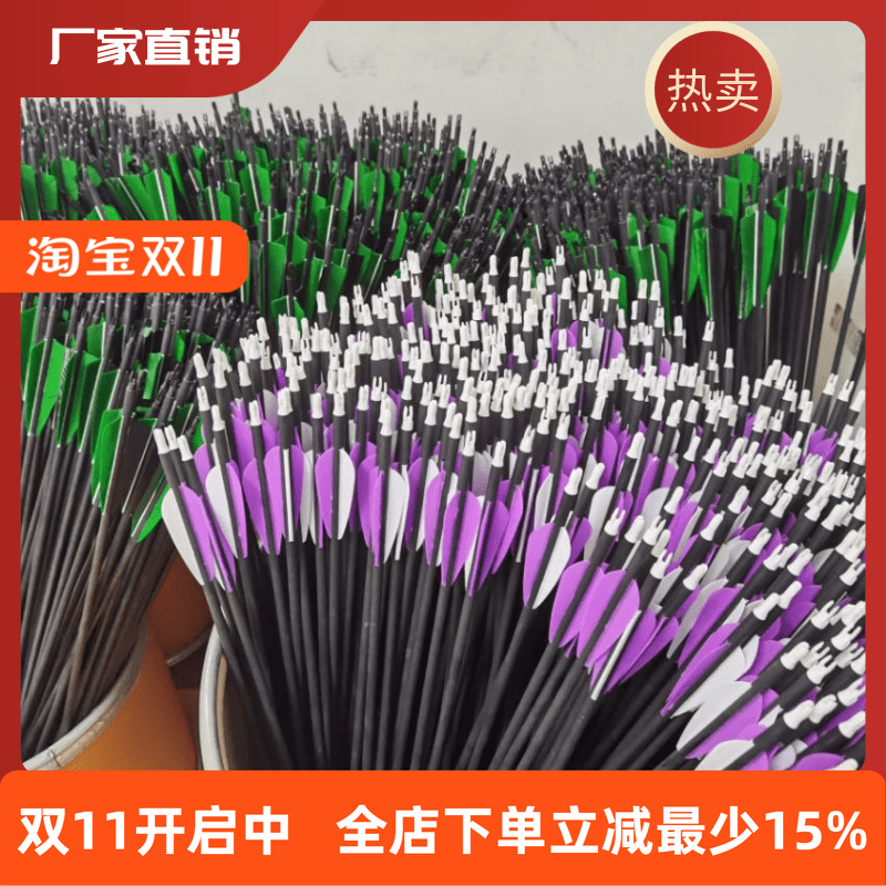 弓箭箭支一打反曲弓复合弓练习箭