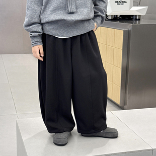 2025秋冬新款裤子百搭时髦高街韩版儿童休闲裤少年直筒运动长裤子