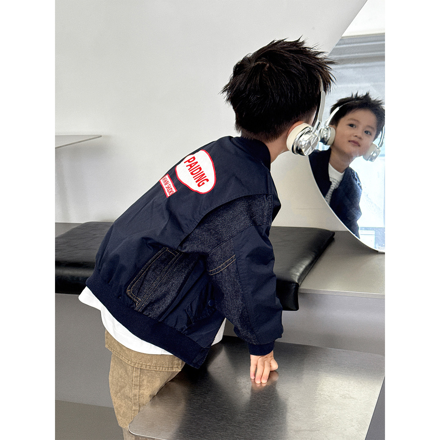 2026春秋新款男童棒球服韩版儿童夹克洋气上衣秋装时尚童装外套潮										