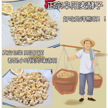 【桶装】麦仁酵子阜阳名小吃农家糯米酵子浮子酒甜醪糟窖子甜酒曲