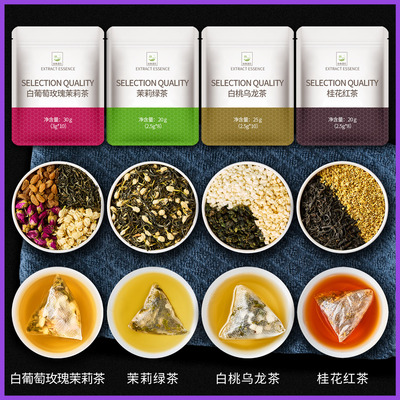 茉莉绿茶桂花红茶葡萄玫瑰白桃乌