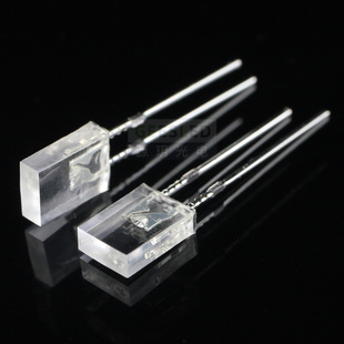 源玥257方形2 7mm高亮正白光红光蓝光绿光黄光LED发光二极管