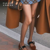 FallenAngels Origin天鹅绒黑丝袜棕色丝袜性感美腿防勾丝连裤 袜