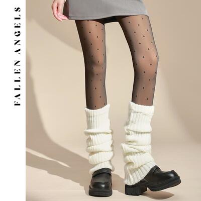 加绒波点黑丝防勾丝光腿神器