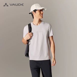 VAUDE巍德夏季新品速干户外运动透气吸湿户外登山圆领短袖男士T恤