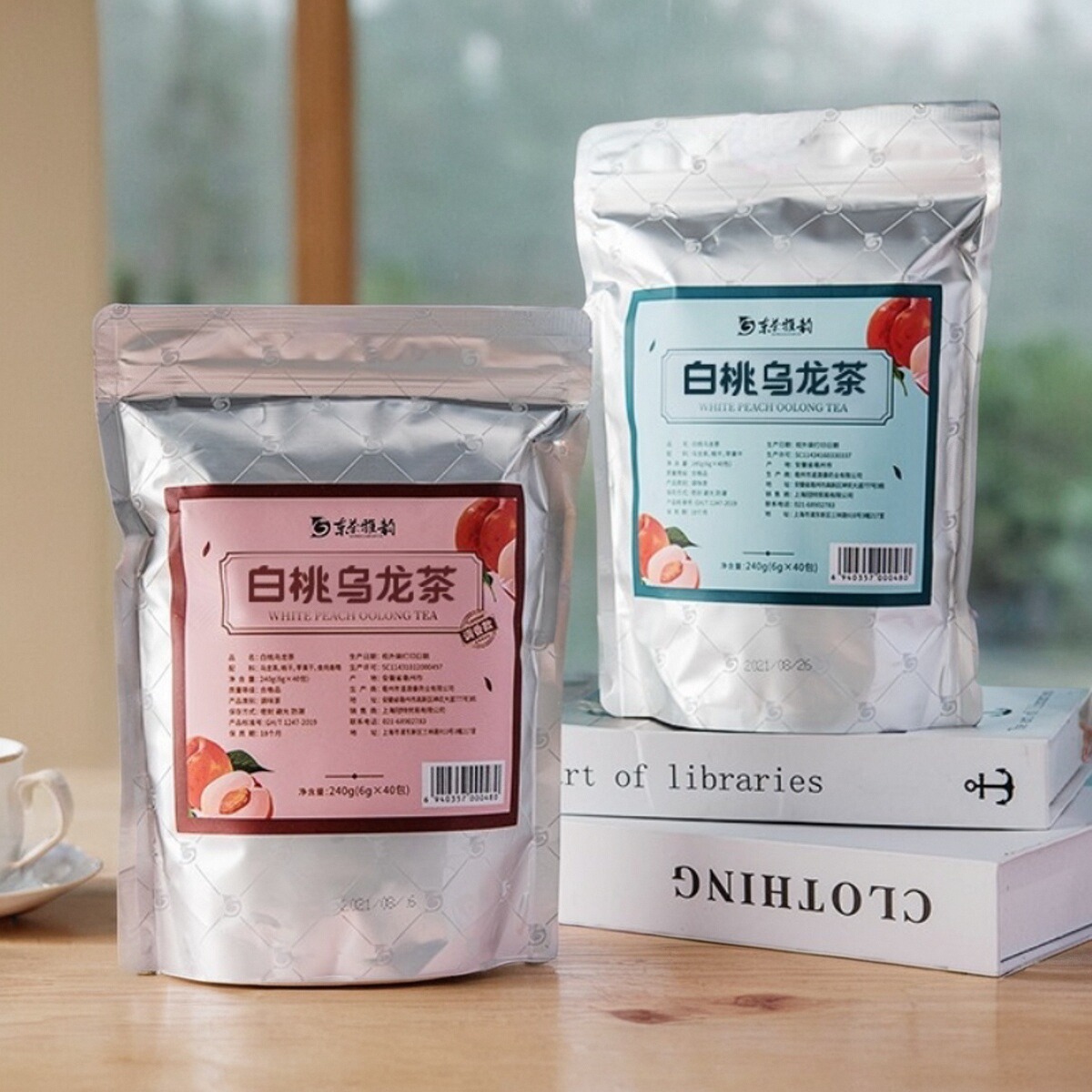 东茶雅韵白桃乌龙茶水果茶花茶原叶三角茶包蜜桃商用袋泡茶冷泡茶