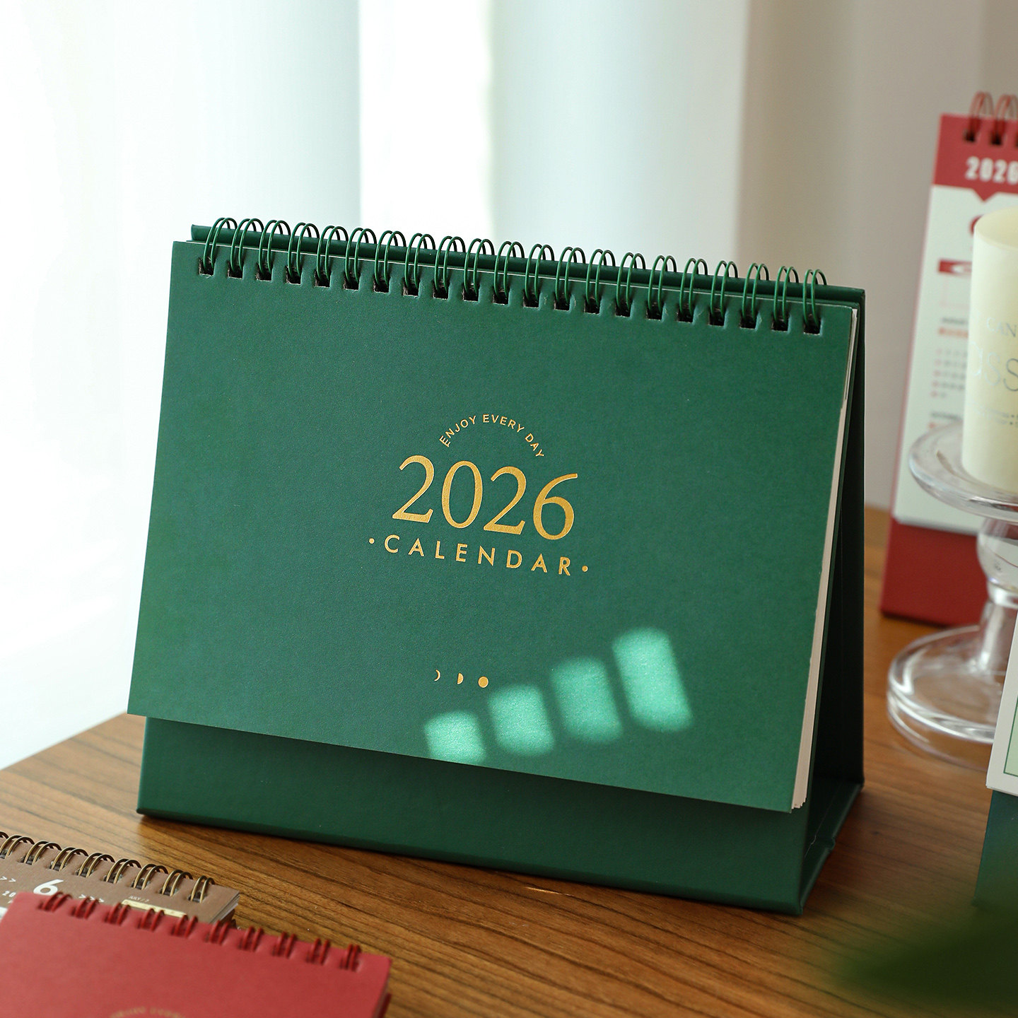 2026年新款简约基础桌面纯色台历