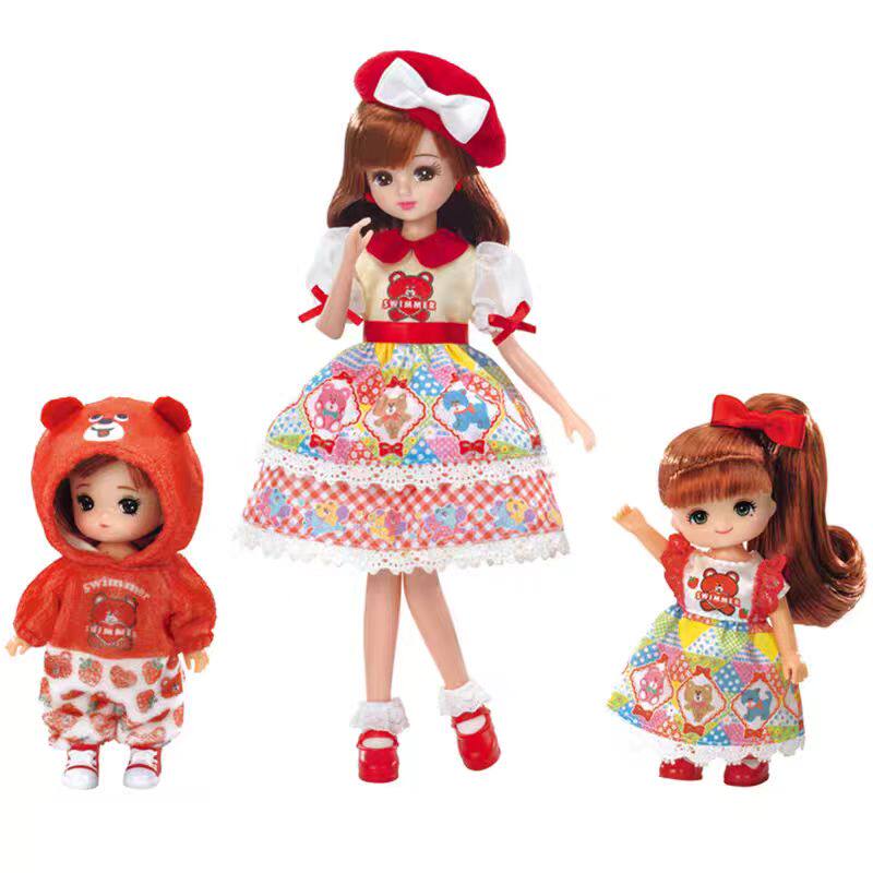 TOMY多美卡Licca娃娃限定莉卡SWIMMER合作款公主女孩玩具生日礼物