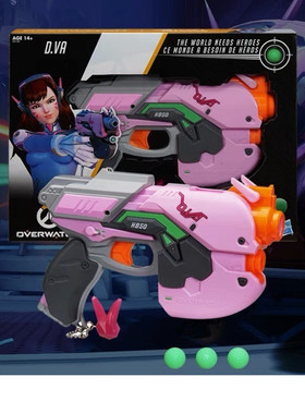 孩之宝NERF热火竞争者守望先锋DVA麦克雷死神发射器球弹玩具枪