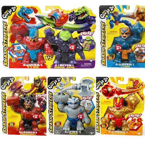 酷肌组战锤系列捏捏解压三头龙三面兽鳄鱼鲨鱼解压玩具儿童礼物