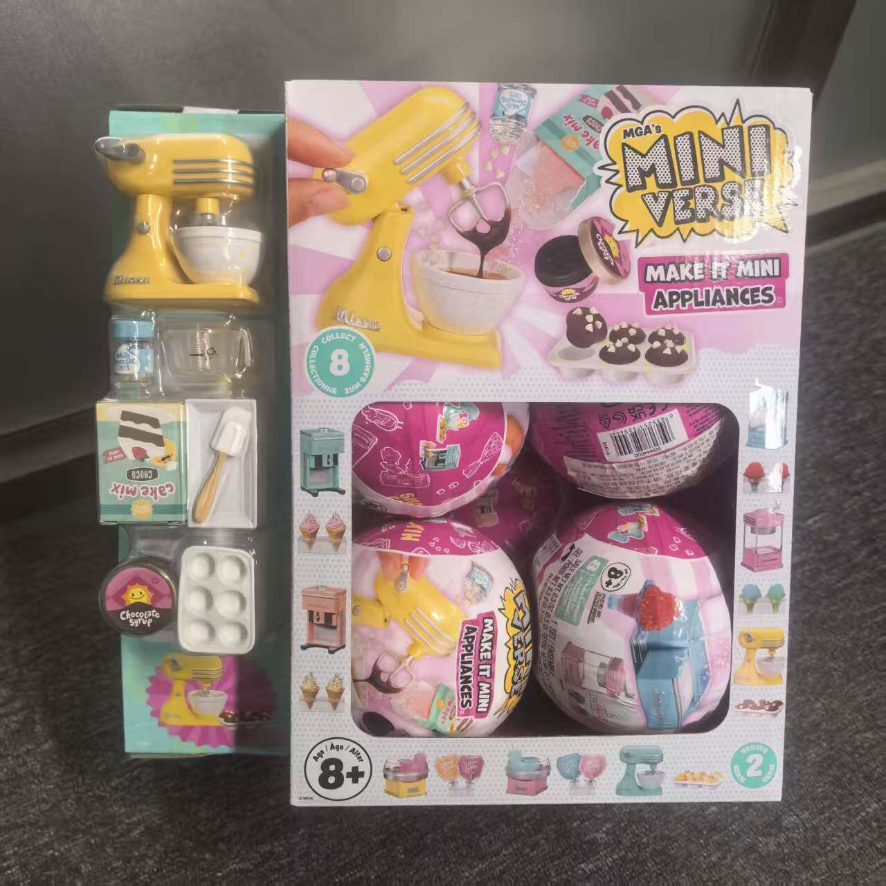 miniverse小家电二代冰淇淋机棉花糖机刨冰机厨师机DIY微缩美食