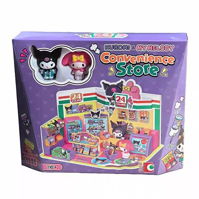 Hellokitty凯蒂猫 街角物语库洛米便利店58032女孩迷你过家家玩具