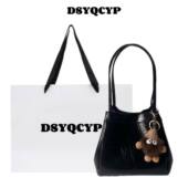 百搭时尚 DSYQCYP菜篮子包水桶包2024新款 韩版 褶皱手提斜跨包女