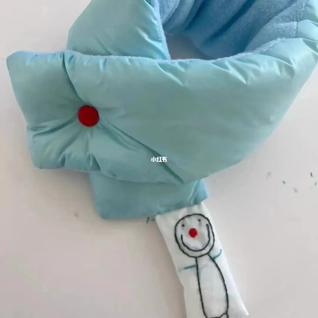 DSYQCYP原创保暖可爱围巾围脖超萌美拉德洋气秋冬新款网红儿童画