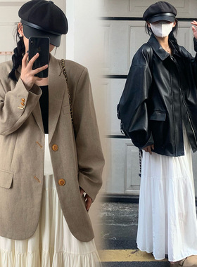 孕妇半身裙2025春装新款韩版甜美气质宽松显瘦百搭托腹蛋糕长裙