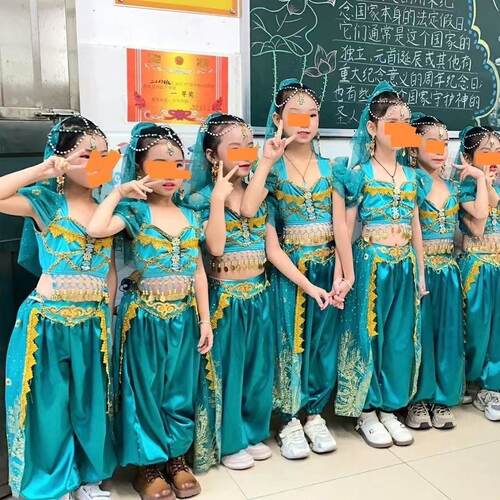 敦煌茉莉公主民族异域风情舞蹈服