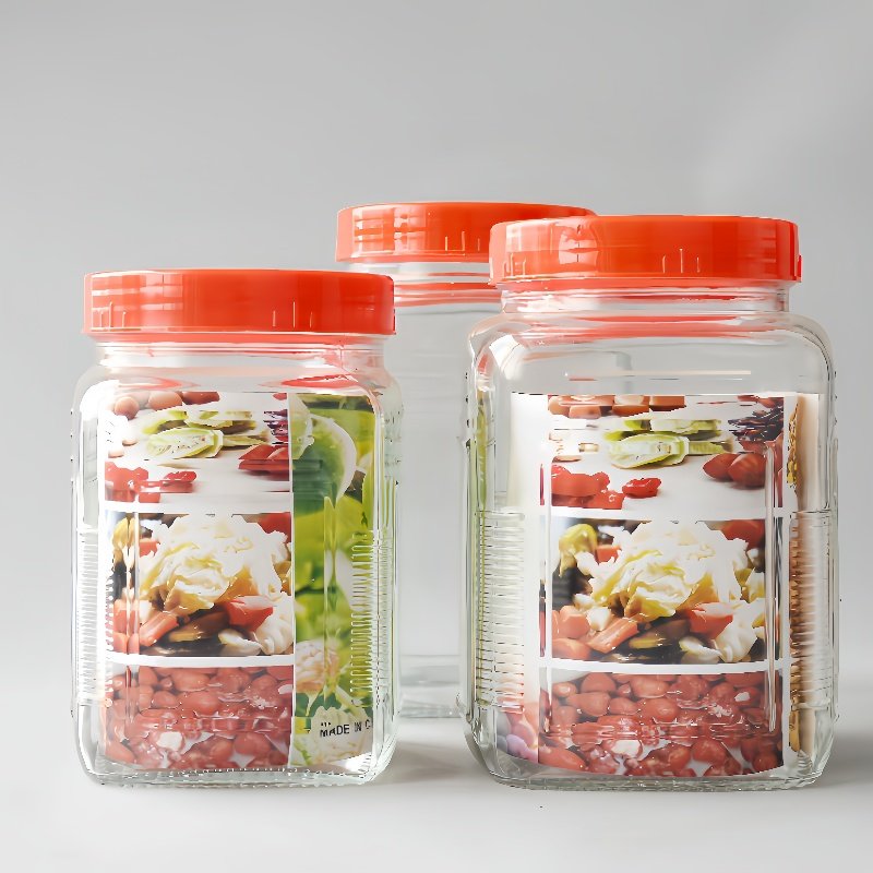 玻璃密封罐储物罐厨房茶叶咖啡豆食品瓶子五谷杂粮收纳盒透明罐子,厨房/烹饪用具,密封罐,淘宝优惠券,粉丝福利购,淘宝优惠卷