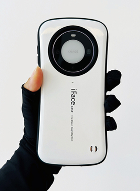 iFace适用华为Mate60手机壳防摔小蛮腰加厚弧形简约纯色Mate60Pro镜面烤漆保护套防摔壳硅胶TPU壳三防套全包