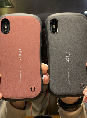 ifacecase适用苹果iphone8手机壳6plus磨砂防摔套X挂绳硅胶tpu套XR壳全包加厚保护壳男女三防7P保护套XSMAX壳