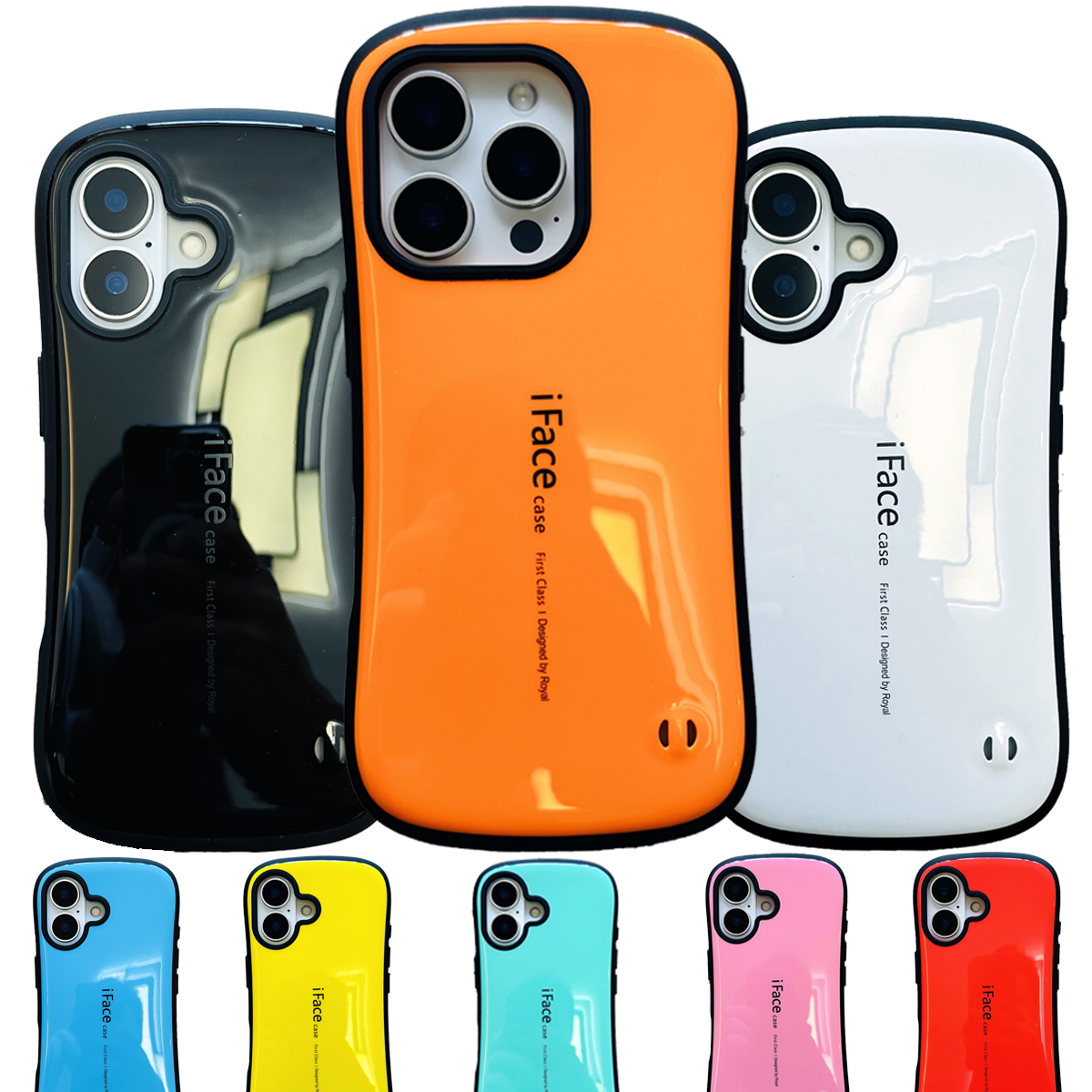 iFaceCase适用苹果iPhone16Pro手机壳防摔弧形小蛮腰16ProMax保护套全包加厚15P镜面烤漆壳16Plus日韩高级壳