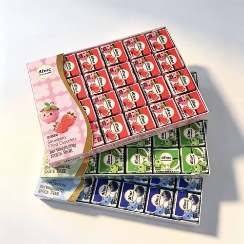 dfmc夹心巧克力草莓抹茶蓝莓味解馋休闲校园下午茶网红零食小吃