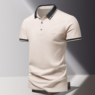 POLO衫短袖男翻领夏季半截袖t恤韩版潮流夏天薄款保罗有领修身潮