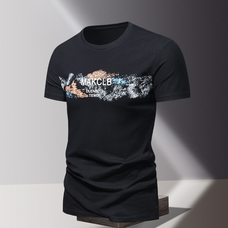 修身帅气百搭热天时尚上衣服青年