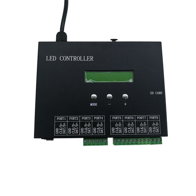 LED幻彩控制器 H803SA 八端口输出 可级联同步 可接dmx控台