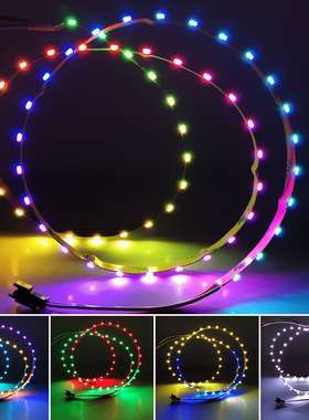 SK6812 4020侧发光可编程数码灯带LED全彩RGB 内置IC点控像素灯条