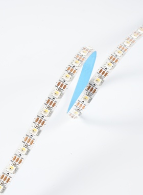 5V 10mm 单点单控 SK6812 内置IC 幻彩灯带5050 RGBW 60灯裸板