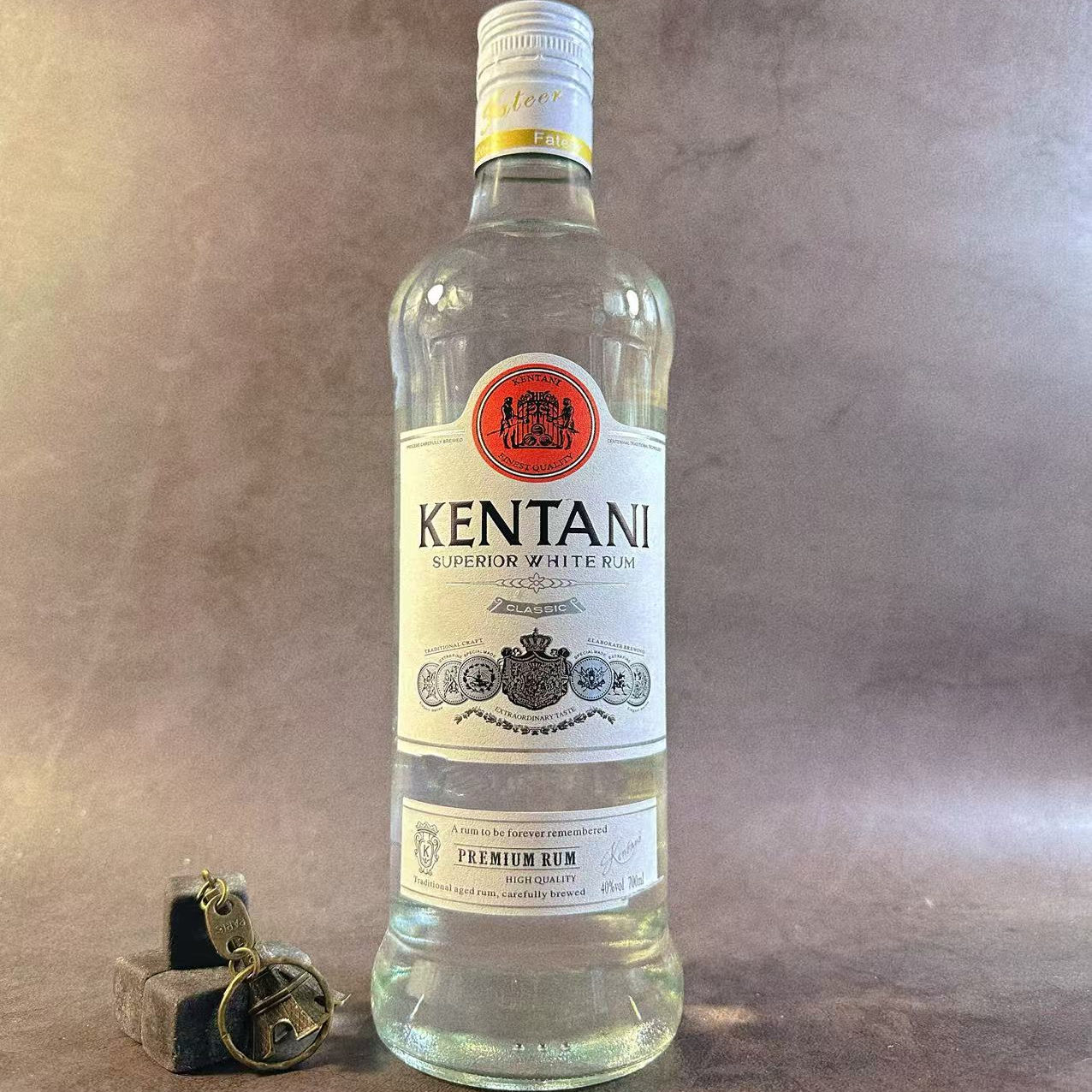 正品洋酒烈酒肯塔尼白朗姆酒40度