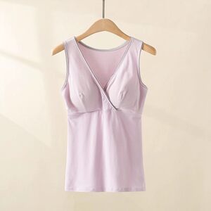 月子打底服产后免穿文胸哺乳背心