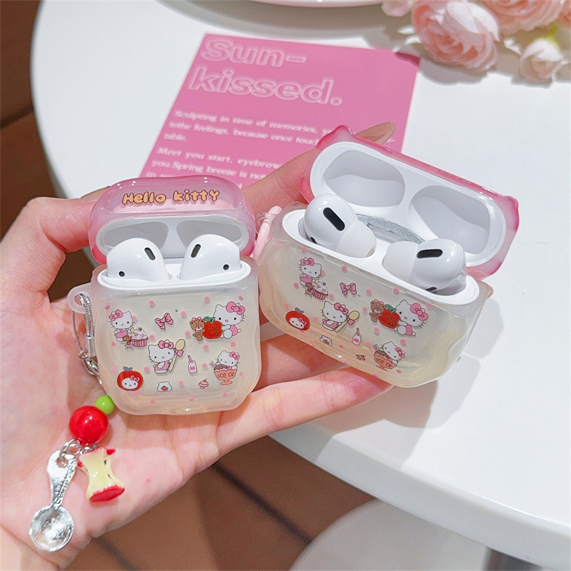 airpods3保护套甜品KT猫苹果4代无线蓝牙耳机壳pro3软壳硅胶创意