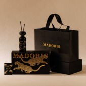 新品 弥薰MADORIS一夜豹富黑金藤条无火香薰小众高级礼盒礼袋