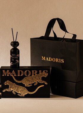 【新品】弥薰MADORIS一夜豹富黑金藤条无火香薰小众高级礼盒礼袋