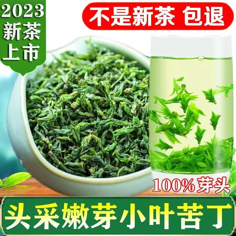 2023新货小叶苦丁茶降血糖的茶正品非特级降血压降血脂降糖茶药da